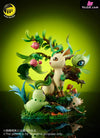 Pokémon Nature Series Leafeon & Celebi & Chikorita & Shroomish & Cherubi GK Statue - MoonShadow Studio [Pre-Order]