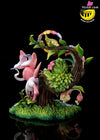 Pokémon Nature Series Shaymin & Sylveon Skitty Comfey Cherrim Scene Resin Statue - Moon Shadow