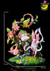 Pokémon Nature Series Shaymin & Sylveon Skitty Comfey Cherrim Scene Resin Statue - Moon Shadow