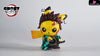 Pokemon - Nezuko Kamado Tanjiro Cosplay Pikachu Resin Statue Ghost Studio [In Stock]