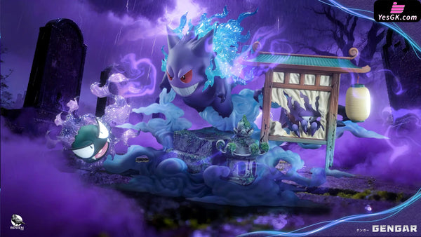 Pokémon Night Parade of One Hundred Demons Series #1 Gengar 1/10 GK Statue - RAVEN Studio [Pre-Order] - Pokemon