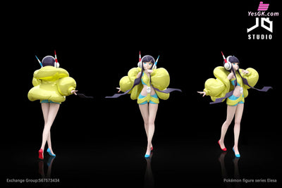 Pokémon Nimbasa Gym Owner Elesa & Emolga 1/20 GK Statue JB Studio [Pre Order] Pokémon