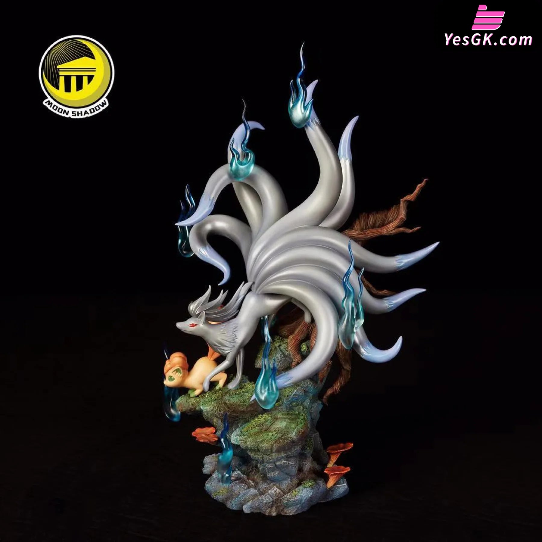 Nature Series Grass-type Family - Pokemon Resin Statue - Moon