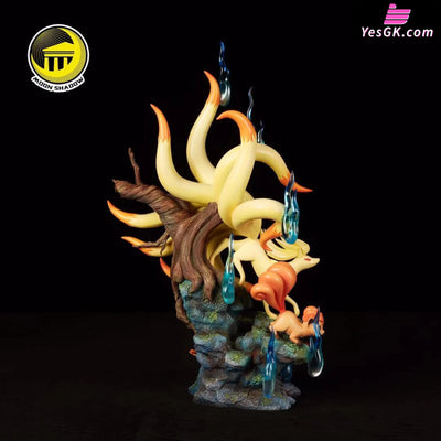 Pokemon - Ninetales Family Resin Statue Moon Shadow Studio [In Stock]