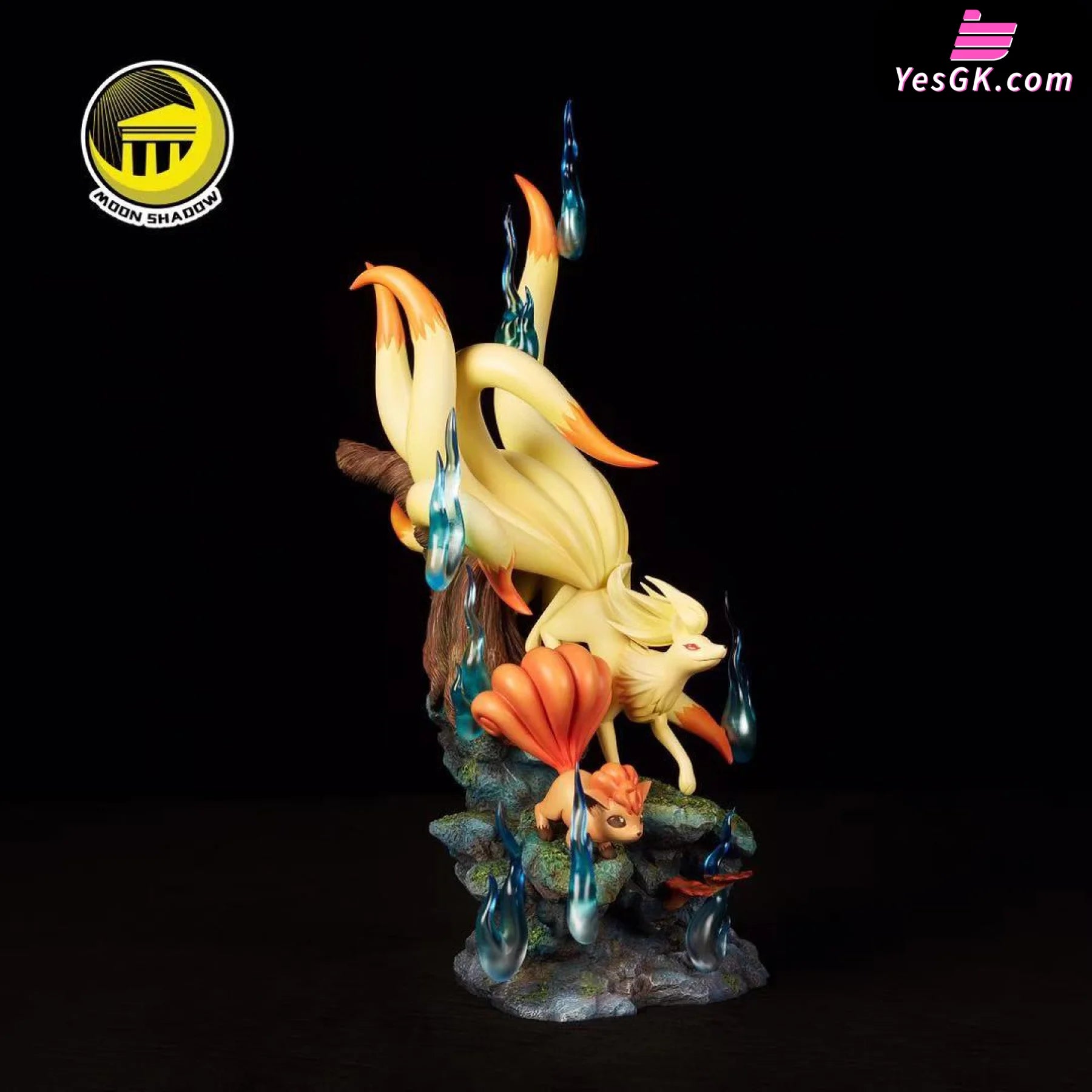 Nature Series Grass-type Family - Pokemon Resin Statue - Moon