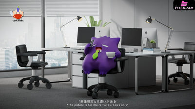 Pokémon Office Chair Gengar GK Statue - BBD Studio & Yun Xing Gong Fang Studio [Pre-Order] Deposit Pokémon