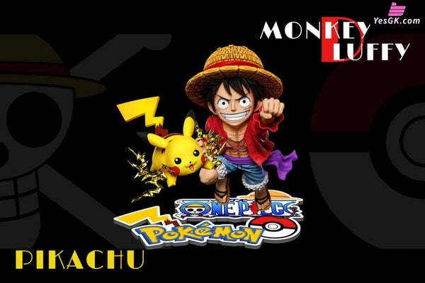 Pokémon & One Piece Luffy Series Pikachu & Luffy GK Statue - A+ Studio [Pre-Order] One Piece