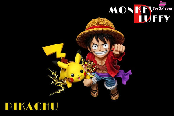 Pokémon & One Piece Luffy Series Pikachu & Luffy GK Statue - A+ Studio [Pre-Order] One Piece
