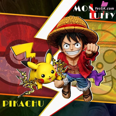 Pokémon & One Piece Luffy Series Pikachu & Luffy GK Statue - A+ Studio [Pre-Order] Deposit / With DLC One Piece