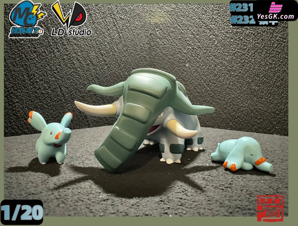 Pokemon Phanpy & Donphan 1/20 GK Statue - LD Studio & MC Studio [In-Stock] - Full Payment / Original Color - Pokemon