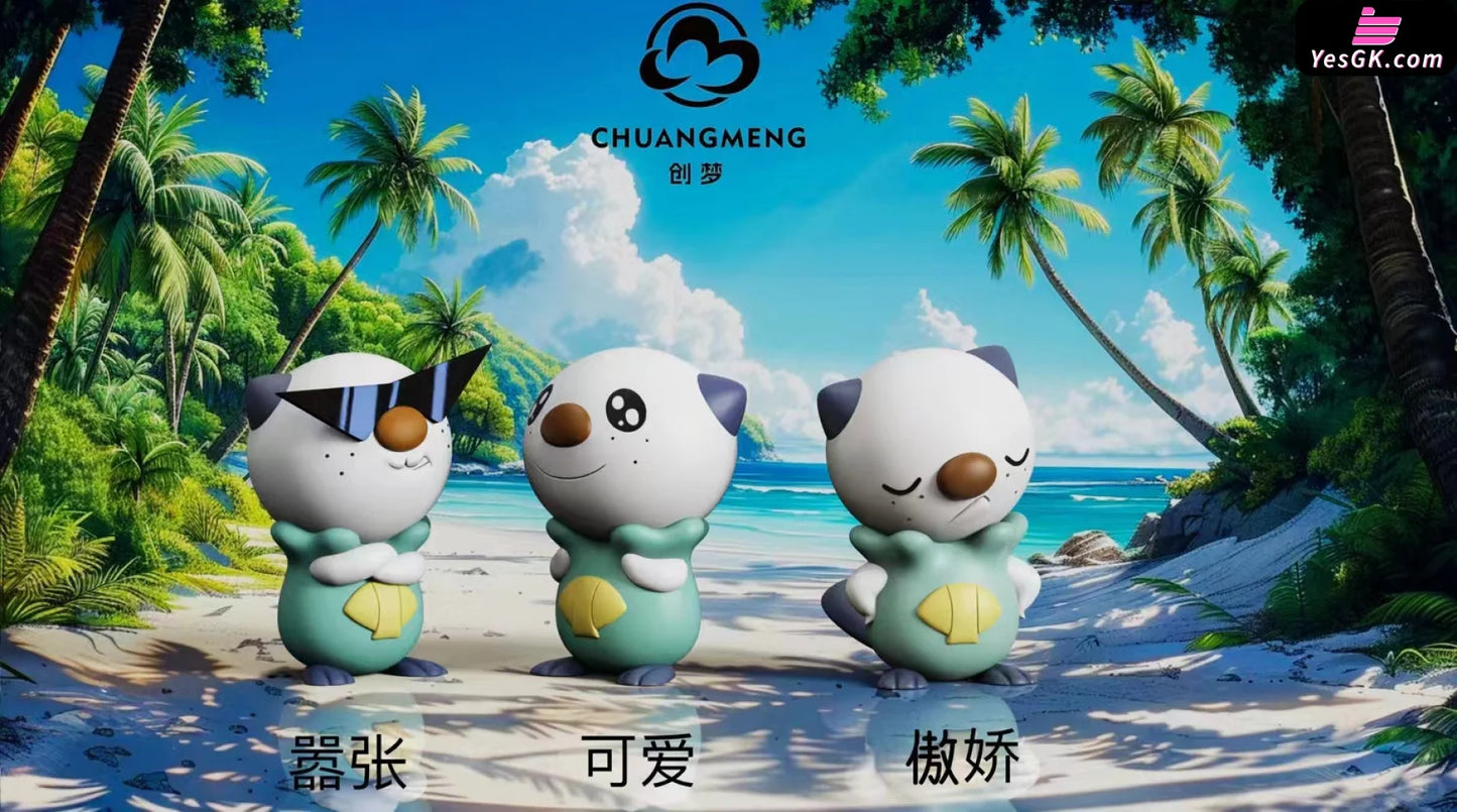 Pokémon Phase 1 Series #1 Oshawott Resin Statue - Chuang Meng Studio [Pre-Order]