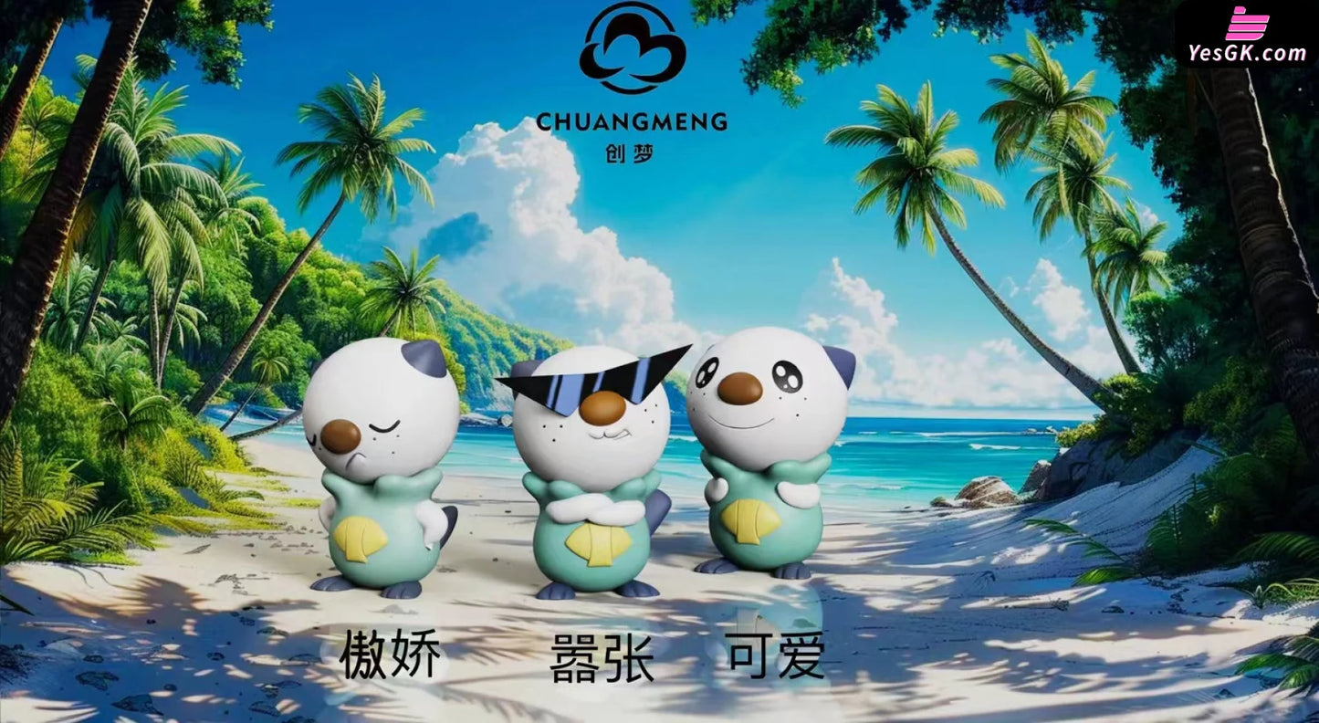 Pokémon Phase 1 Series #1 Oshawott Resin Statue - Chuang Meng Studio [Pre-Order] Full Payment /