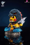 Pokémon Pikachu Cos Big Monster #Limited Edition Red Lotus Godzilla Resin Statue - Hard Shell Studio