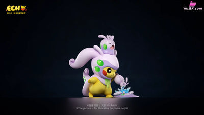 Pokémon Pikachu cos Goodra GK Statue - ECHO Studio [Pre-Order] Deposit / Purple color Pokémon