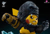 Pokémon Pikachu Cos Monster Series Limited To Godzilla Vs King Kong 2 Resin Statue - Hard Shell