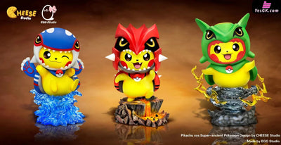 Pokémon Pikachu Cos Super-Ancient Resin Statue - Cheese Studio & Egg [Pre-Order] Deposit / Set