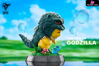 Pokemon Pikachu cosplay Big Monster Series Mini God-zilla’s Son GK Statue - Hard Shell Studio [Pre-Order] Pokémon