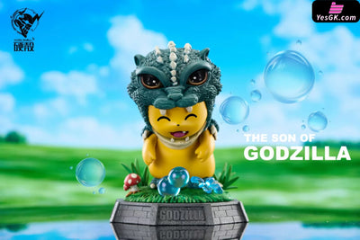Pokemon Pikachu cosplay Big Monster Series Mini God-zilla’s Son GK Statue - Hard Shell Studio [Pre-Order] Deposit