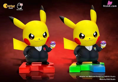 Pokemon Pikachu Cosplay Giovanni GK Statue - Cheese Studio & EGG Studio [In-Stock] - Pokemon