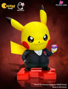 Pokemon Pikachu Cosplay Giovanni GK Statue - Cheese Studio & EGG Studio [In-Stock] - Full Payment / Red Version