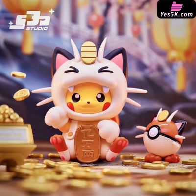 Pokemon Pikachu Cosplay Meowth GK Statue - SJD Studio [In-Stock] - Pokemon