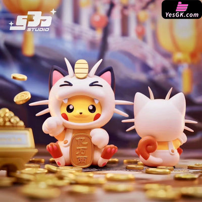 Pokemon Pikachu Cosplay Meowth GK Statue - SJD Studio [In-Stock] - Pokemon
