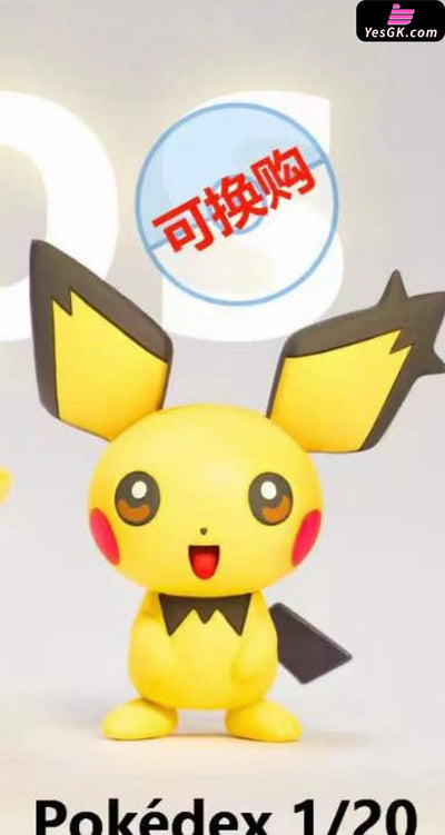 Pokémon Pikachu Evolution Group Resin Statue - Unova Studio [Pre-Order]