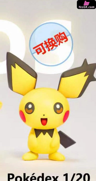 Pokémon Pikachu Evolution Group Resin Statue - Unova Studio [Pre-Order] Deposit / Primary Color