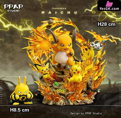 Pokemon Pikachu Family GK Statue - PPAP Studio [In-Stock] Full Payment Pokémon