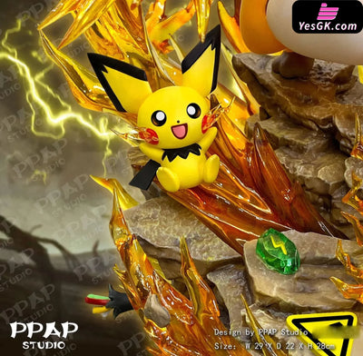 Pokemon Pikachu Family GK Statue - PPAP Studio [In-Stock] Full Payment Pokémon