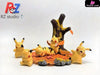 Pokémon Pikachu Little Ecosystem GK Statue - RZ Studio [Pre-Order] - Deposit / Original Color Pikachu + A Autumn Base