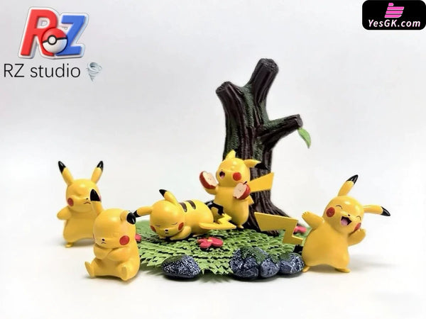 Pokémon Pikachu Little Ecosystem GK Statue - RZ Studio [Pre-Order] - Full Payment / Apple Pikachu - Pokemon