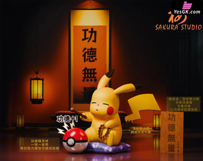 Pokémon Pikachu Tapping the Mokugyo GK Statue - SAKURA Studio [Pre-Order] Pokémon