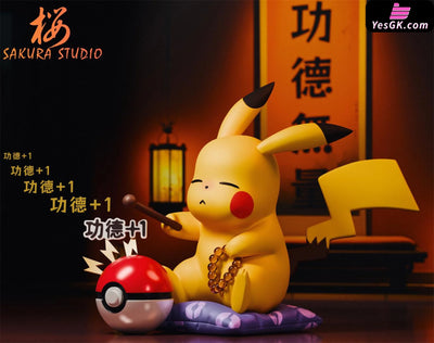Pokémon Pikachu Tapping the Mokugyo GK Statue - SAKURA Studio [Pre-Order] Pokémon