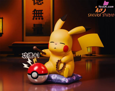 Pokémon Pikachu Tapping the Mokugyo GK Statue - SAKURA Studio [Pre-Order] Deposit Pokémon