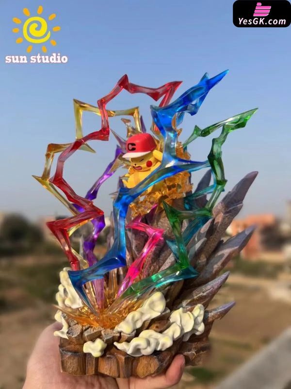 Pokemon Pikachu Thunderbolt GK Statue - Sun studio [In-Stock] - Full Payment - Pokemon