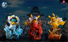 Pokémon Pirate Three Generals Cos Pikachu Borsalino & Sakazuki Kuzan Statue - Stone Custom Studio