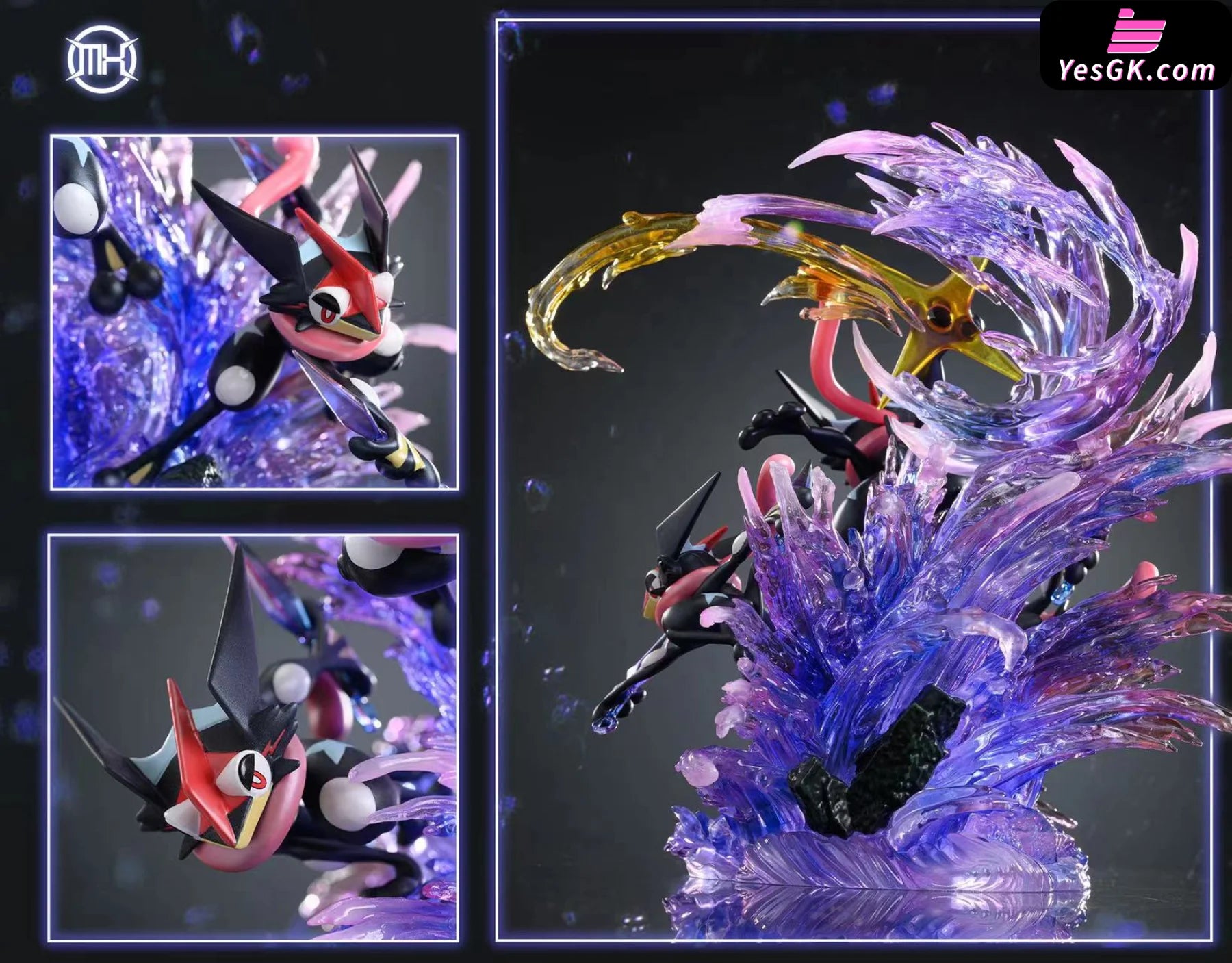 Greninja With Led - Pokemon Resin Statues - PCHouse Studios [Pre-Order]