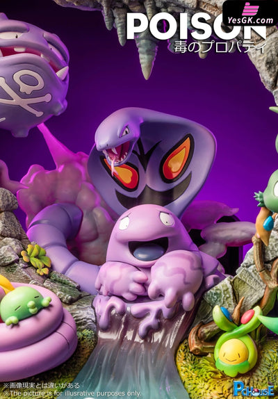 Pokémon Poison Type Series Resin Statue - Pc House Studio [In-Stock]
