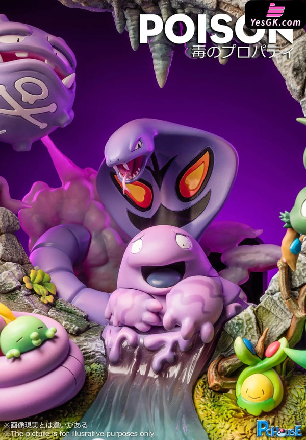 Pokémon Poison Type Series Resin Statue - Pc House Studio [In-Stock]