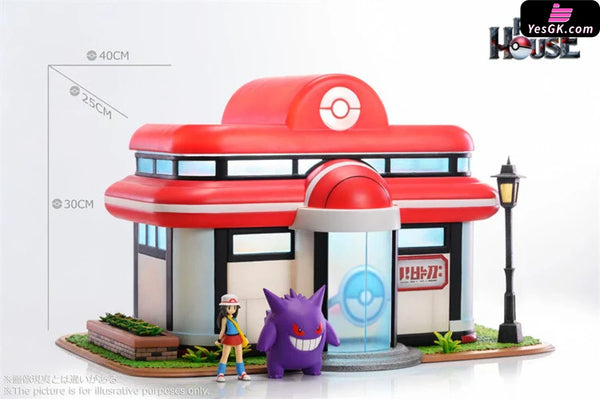 Pokémon Poke Center Statue - POKE HOUSE Studio [In-Stock] Full Payment Pokémon