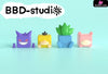Pokémon Pokéblock #1 Psyduck & Slowpoke & Gengar & Oddish GK Statue - BBD Studio [Pre-Order] Pokémon