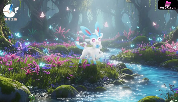 Pokémon Pokedex 1/20 #6 Sylveon 1/20 GK Statue - Ling Xi Gong Fang Studio [Pre-Order] - Full Payment / Shiny Color