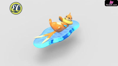 Pokémon Pokédex 1/20 Buizel GK Statue - EC Studio [Pre-Order] Pokémon