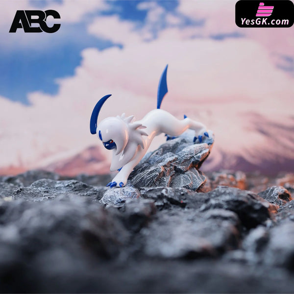 Pokemon Pokedex 1/20 Scale Absol & Mega Absol Evolution Group GK Statue - ABC Studio [In-Stock] - Pokemon