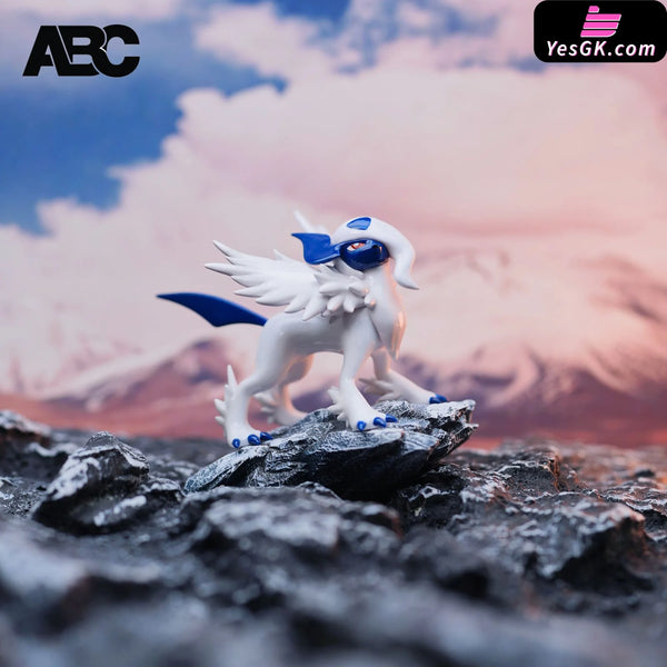 Pokemon Pokedex 1/20 Scale Absol & Mega Absol Evolution Group GK Statue - ABC Studio [In-Stock] - Pokemon