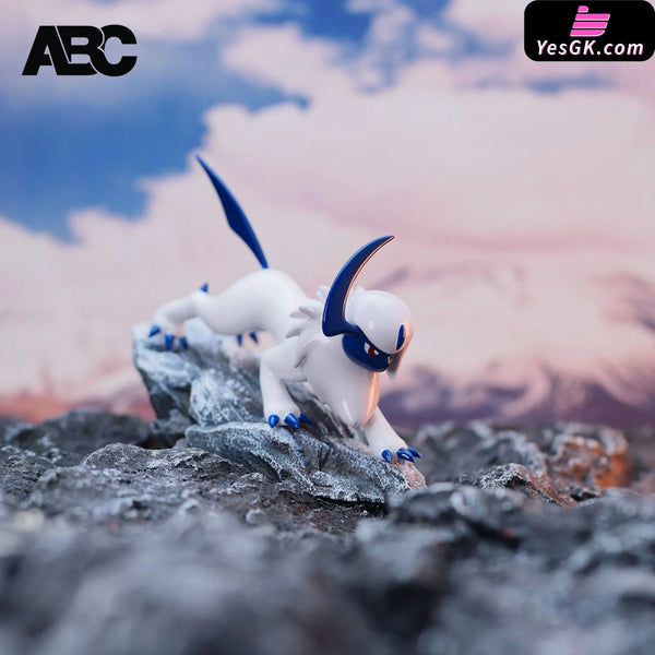 Pokemon Pokedex 1/20 Scale Absol & Mega Absol Evolution Group GK Statue - ABC Studio [In-Stock] - Pokemon