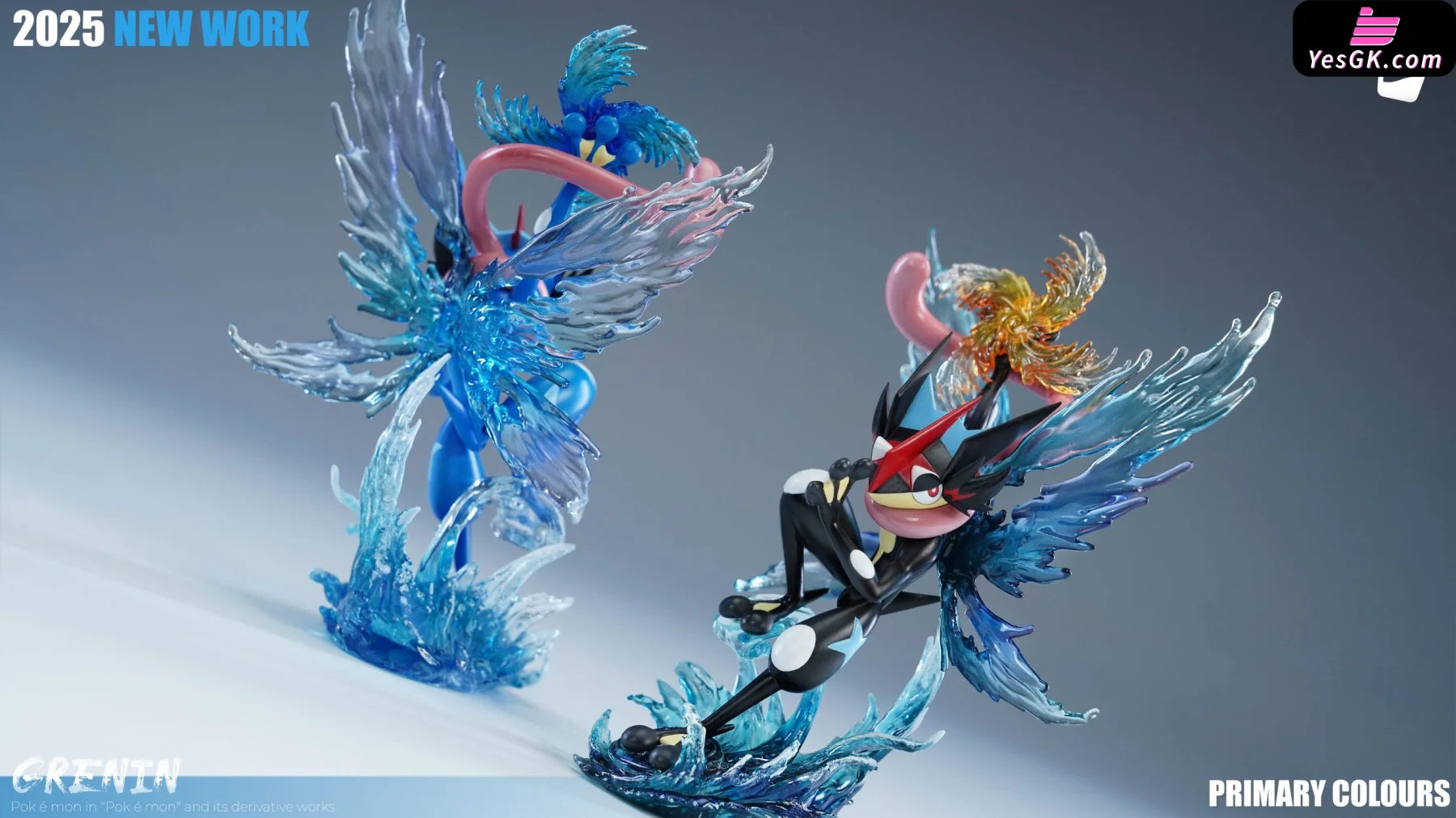 Pokémon Pokedex 1/20 Series 1st Episode Greninja GK Statue - KELE Pokémon Pokedex 1/20 Series 1st Episode Greninja GK Statue - KELE