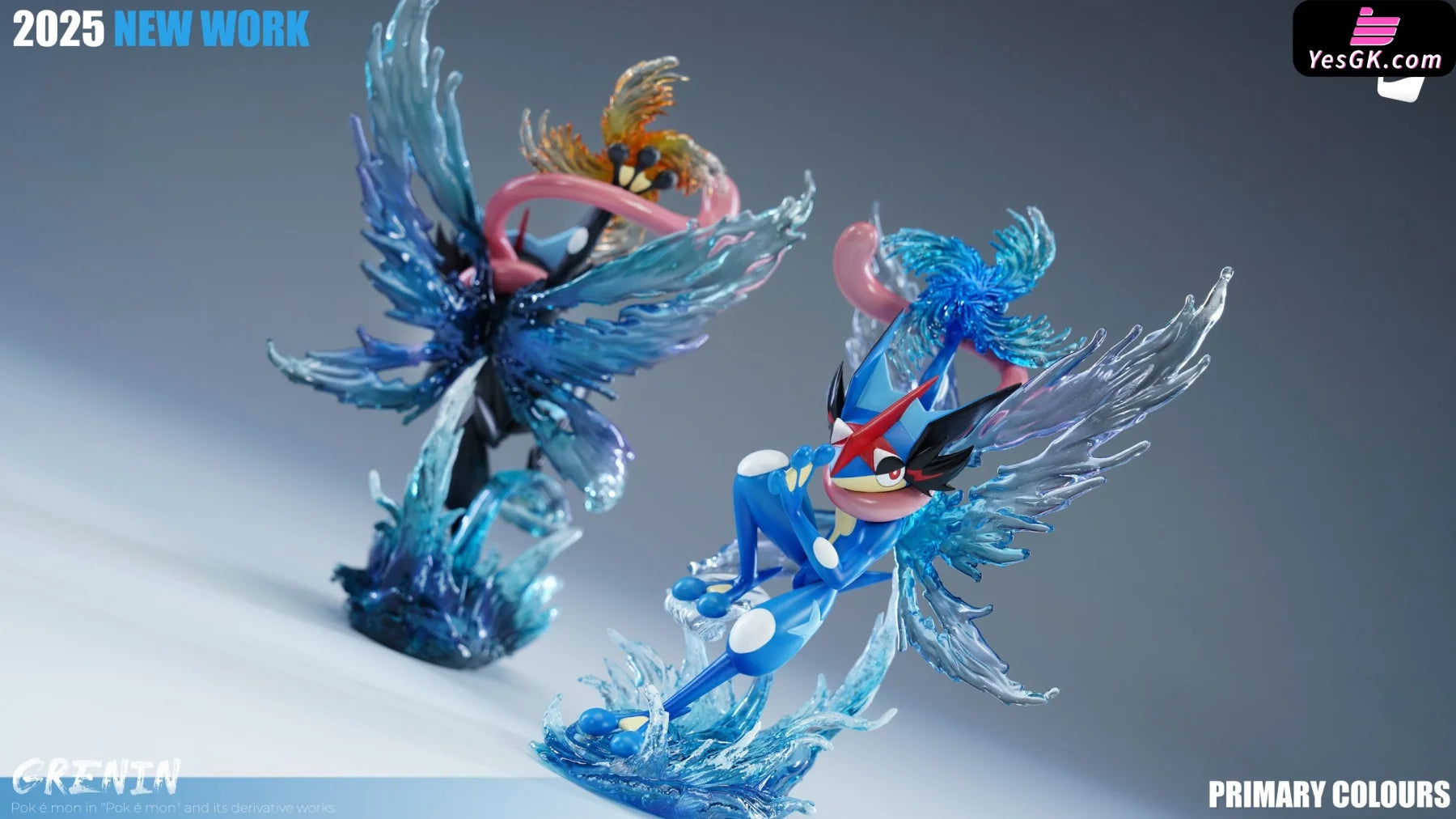 Pokémon Pokedex 1/20 Series 1st Episode Greninja GK Statue - KELE Pokémon Pokedex 1/20 Series 1st Episode Greninja GK Statue - KELE