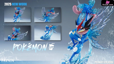 Pokémon Pokedex 1/20 Series 1st Episode Greninja GK Statue - KELE Studio [Pre-Order] Deposit / Primary color Pokémon